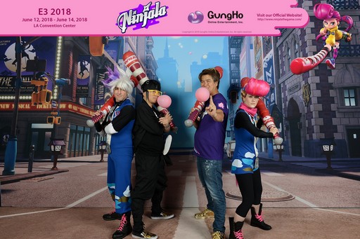 画像ギャラリー No.007のサムネイル画像 / ［E3 2018］「Ninjala」ってなんじゃ？　E3 2018のガンホーブースに現れた謎のSwitch向け最新作について森下一喜氏と荒川 健氏に話を聞いた