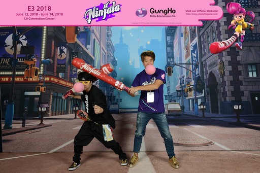 画像ギャラリー No.009のサムネイル画像 / ［E3 2018］「Ninjala」ってなんじゃ？　E3 2018のガンホーブースに現れた謎のSwitch向け最新作について森下一喜氏と荒川 健氏に話を聞いた