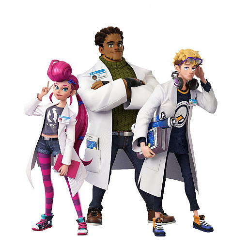 画像ギャラリー No.010のサムネイル画像 / ［E3 2018］「Ninjala」ってなんじゃ？　E3 2018のガンホーブースに現れた謎のSwitch向け最新作について森下一喜氏と荒川 健氏に話を聞いた