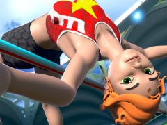 ［E3 2018］「ハイパースポーツ R」の100メートル走，走り幅跳び，槍投げという3種目を体験。ハイパーオリンピックの興奮が再び