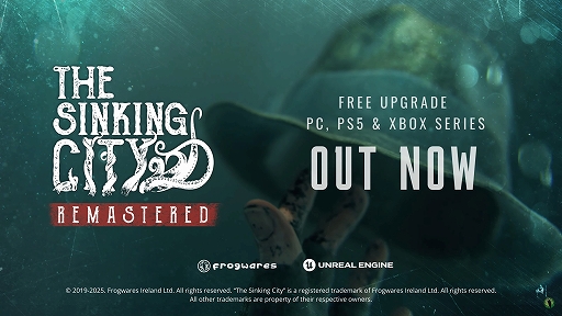 画像ギャラリー No.001のサムネイル画像 / クトゥルフ系オープンワールドADV「The Sinking City」，リマスター版が本日リリース。通常版所有者は無料でアップグレード可能に