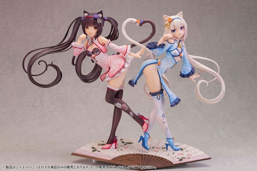 画像ギャラリー No.001のサムネイル画像 / あみあみから「ネコぱら」よりショコラ・バニラの1/6フィギュアが限定特典付きで9月に登場。予約受付スタート
