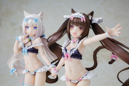 画像ギャラリー No.014のサムネイル画像 / 「ネコぱら」，ショコラとバニラのメイド水着ver.フィギュアが登場。予約受付開始