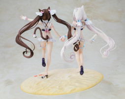 画像ギャラリー No.017のサムネイル画像 / 「ネコぱら」，ショコラとバニラのメイド水着ver.フィギュアが登場。予約受付開始