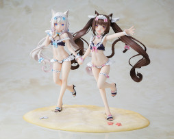 画像ギャラリー No.019のサムネイル画像 / 「ネコぱら」，ショコラとバニラのメイド水着ver.フィギュアが登場。予約受付開始