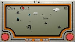 画像ギャラリー No.006のサムネイル画像 / 電子ゲームを彷彿とさせるレトロ調のシューティングゲーム「I.F.O」を紹介する「（ほぼ）日刊スマホゲーム通信」第1743回