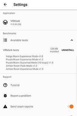 画像ギャラリー No.011のサムネイル画像 / UL,スマートフォンのVR性能を測るベンチマークアプリ「VRMark」をリリース。VR HMDがなくてもテストは可能