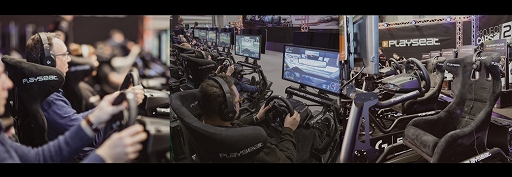 画像ギャラリー No.003のサムネイル画像 / Playseatのレースゲーム用コックピットがイベント向けにレンタル開始