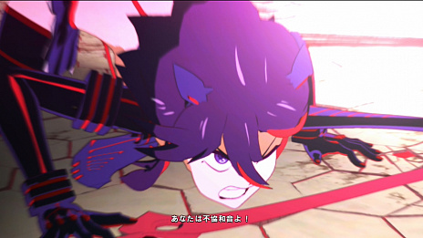 画像ギャラリー No.006のサムネイル画像 / 「キルラキル ザ・ゲーム -異布-」の最新トレイラーが公開。流子編に続いて，「皐月編」第1章の冒頭のシーンが明らかに
