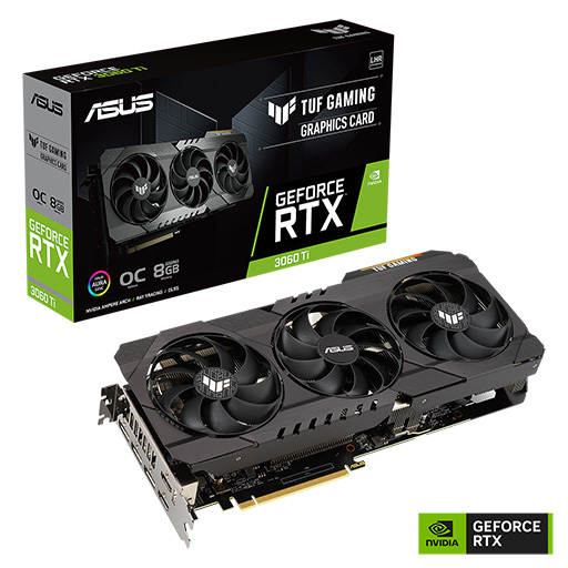画像ギャラリー No.001のサムネイル画像 / ASUS，OC仕様のGeForce RTX 3060 Ti搭載カード計2製品を発売