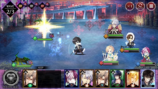 画像ギャラリー No.005のサムネイル画像 / 「クリムゾンクラン」，シナリオパートとバトルシーンのゲーム画面を公開