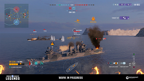 画像ギャラリー No.003のサムネイル画像 / 「World of Warships: Legends」,クローズドβテストを12月21日より実施。事前登録受付もスタート