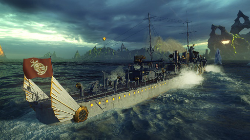画像ギャラリー No.003のサムネイル画像 / 「World of Warships: Legends」，ハロウィン連続ミッションキャンペーンを実施