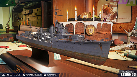 画像ギャラリー No.006のサムネイル画像 / 「World of Warships: Legends」,最新アップデートで日本の「夕雲」をはじめとしたTier VIII艦艇が登場。3周年記念イベントの情報も