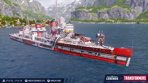 画像ギャラリー No.005のサムネイル画像 / 「World of Warships: Legends」,「トランスフォーマー」とのコラボレーションイベント第3弾を発表