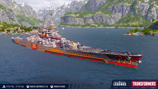画像ギャラリー No.013のサムネイル画像 / 「World of Warships: Legends」,「トランスフォーマー」とのコラボレーションイベント第3弾を発表