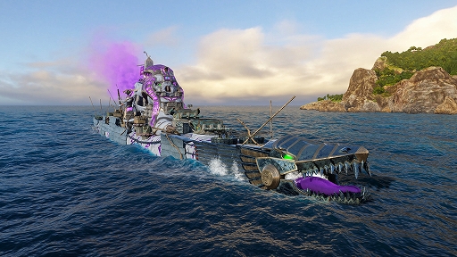 画像ギャラリー No.004のサムネイル画像 / 「World of Warships: Legends」，ハロウィーンアップデートの情報を公開