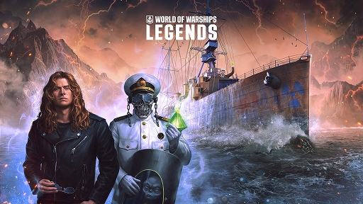 画像ギャラリー No.001のサムネイル画像 / 「World of Warships: Legends」，ヘヴィメタルバンド「メガデス」とのコラボ開始。デイヴ・ムステインさんとVic Rattleheadが艦長で登場