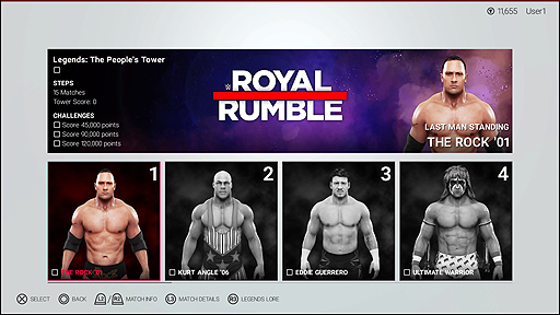 画像ギャラリー No.002のサムネイル画像 / 「WWE 2K19」,さまざまな勝利条件や特殊条件でマッチを楽しめる新機能「Towers」の詳細が公開