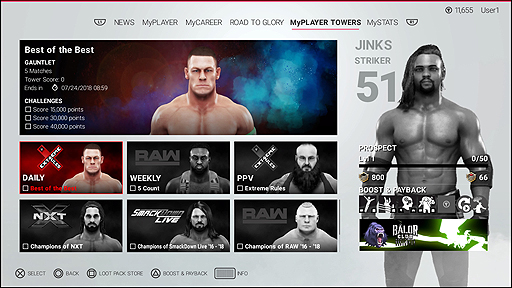 画像ギャラリー No.004のサムネイル画像 / 「WWE 2K19」,さまざまな勝利条件や特殊条件でマッチを楽しめる新機能「Towers」の詳細が公開