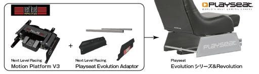 画像ギャラリー No.002のサムネイル画像 / Playseat製のドライブシム向けシート＆スタンドにNext Level Racing製拡張パーツを取り付けるアダプターが発売に