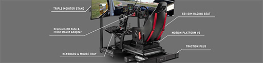 画像ギャラリー No.007のサムネイル画像 / 柔軟なポジション調整が可能なNext Level Racing製レーシングコックピットが発売