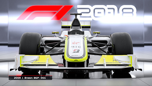 画像ギャラリー No.001のサムネイル画像 / 「F1 2018」,初回生産限定特典「2009 Brawn BGP-001」「2003 Williams FW25」のトレイラーが公開
