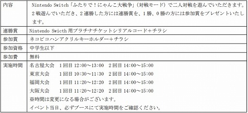 画像ギャラリー No.010のサムネイル画像 / 「ふたりで!にゃんこ大戦争」が“次世代ワールドホビ―フェア”に出展。対戦モードの先行体験やステージイベントを実施