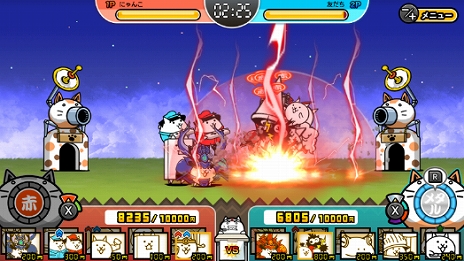画像ギャラリー No.008のサムネイル画像 / Switch「ふたりで！にゃんこ大戦争」，2020年7月16日に「対戦モード」が追加。特製ポーチ付きの記念パッケージは本日から予約受付を開始