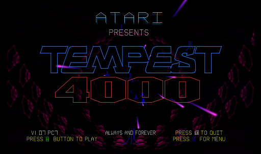 画像ギャラリー No.012のサムネイル画像 / レトロンバーガーOrder 40:嵐の季節だから「Tempest 4000」でぐるぐるする。Atari「Tempest」から37年を経てのシリーズ第4作だよ編