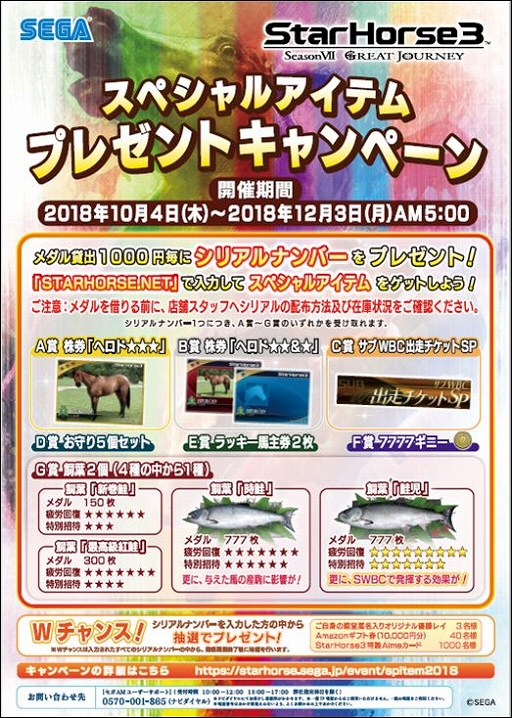 画像ギャラリー No.009のサムネイル画像 / 「StarHorse3 SeasonVII GREAT JOURNEY」,スペシャルアイテムプレゼントキャンペーンが開催