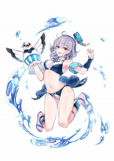 画像ギャラリー No.001のサムネイル画像 / 「イドラ ファンタシースターサーガ」に新★5キャラクター,真夏の広報係ポポナが参戦
