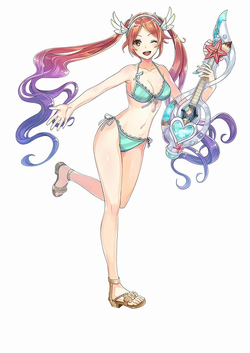 画像ギャラリー No.001のサムネイル画像 / 「イドラ ファンタシースターサーガ」，新★5キャラ“［渚のアイドル］クーナ”が登場