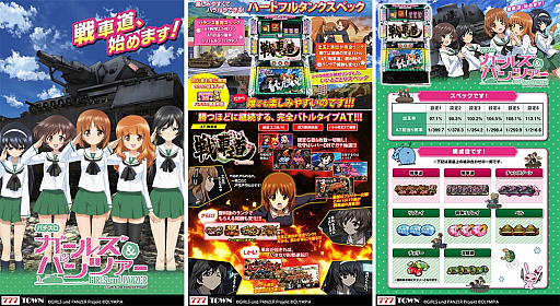画像ギャラリー No.002のサムネイル画像 / 「パチスロ ガールズ＆パンツァー」が「777TOWN for Android」で配信開始