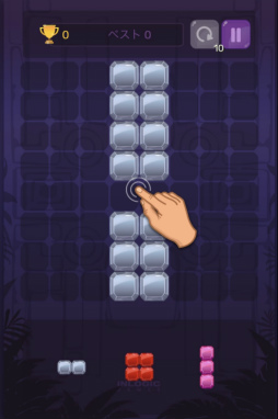 画像ギャラリー No.001のサムネイル画像 / 「ブロッククエスト８×８」がゲームセンターNEO for スゴ得で配信
