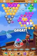 画像ギャラリー No.004のサムネイル画像 / ゲームセンターNEO for スゴ得，「海賊バブルパズル」を本日リリース