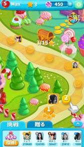 画像ギャラリー No.008のサムネイル画像 / 「LINE QUICK GAME」にマッチ3パズルゲーム「クッキークラッシュ」が登場