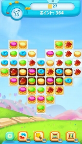 画像ギャラリー No.009のサムネイル画像 / 「LINE QUICK GAME」にマッチ3パズルゲーム「クッキークラッシュ」が登場