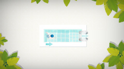 画像ギャラリー No.002のサムネイル画像 / プールからの脱出を目指せ。スマホ向けパズル「Swim Out」を紹介する「(ほぼ)日刊スマホゲーム通信」第1785回