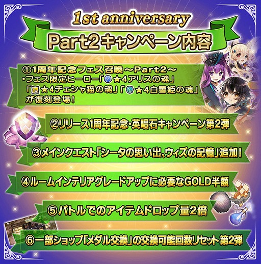 画像ギャラリー No.006のサムネイル画像 / 「グリムエコーズ」配信1周年スペシャルキャンペーンPart2が本日より開催