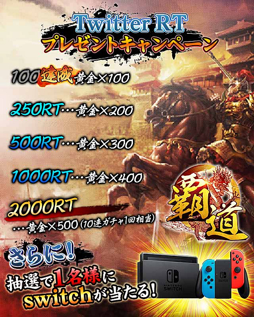 画像ギャラリー No.003のサムネイル画像 / 「覇道-HADO-」の事前登録者数が3万人を突破。「黄金700個」のプレゼントが決定