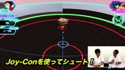画像ギャラリー No.005のサムネイル画像 / 「ベイブレードバースト バトルゼロ」のゲーム紹介動画の第2弾が公開。開発チームの2人が「VSバトルモード」を実況プレイで紹介