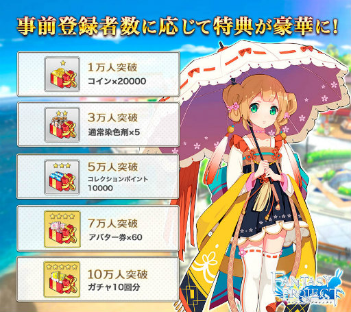 画像ギャラリー No.015のサムネイル画像 / スマホ向け幻想RPG「ファンタジープロジェクト」が発表。事前登録もスタート