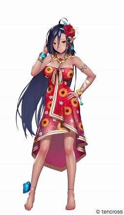 画像ギャラリー No.007のサムネイル画像 / 「アートワール 魔法学園の乙女たち」新ヒロインの南国ダークエルフ「ナル」登場