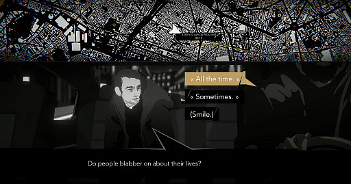 画像ギャラリー No.005のサムネイル画像 / 「Night Call」のPC版がリリース。真夜中のタクシードライバーが，仕事を通して連続殺人犯を見つけるミステリーアドベンチャー