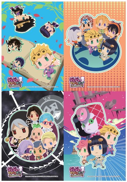 画像ギャラリー No.005のサムネイル画像 / 「ジョジョのピタパタポップ」,展示会「黄金の風 meets TOWER RECORDS」開催記念キャンペーンを実施