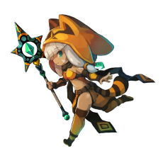 画像ギャラリー No.011のサムネイル画像 / 「ラピス・リ・アビス」プレイヤーキャラ「ガンナー」「ウィザード」「デストロイヤー」「ビショップ」の持つ特殊技や，敵の一部が明らかに