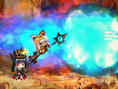 「ラピス・リ・アビス」プレイヤーキャラ「ガンナー」「ウィザード」「デストロイヤー」「ビショップ」の持つ特殊技や，敵の一部が明らかに