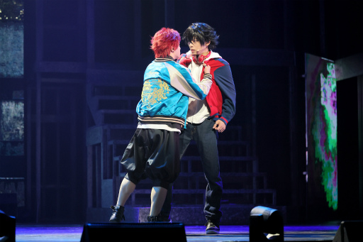 画像ギャラリー No.014のサムネイル画像 / 「『ヒプステ』《Buster Bros!!! ＆ Bad Ass Temple feat. 糸の会 ＆ WESTEND-MAFIA》」ゲネプロレポート。4チームがラップバトルで激突