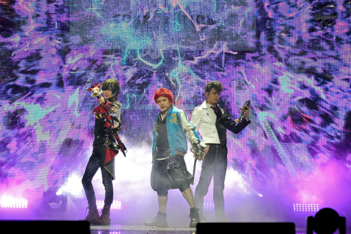 画像ギャラリー No.016のサムネイル画像 / 「『ヒプステ』《Buster Bros!!! ＆ Bad Ass Temple feat. 糸の会 ＆ WESTEND-MAFIA》」ゲネプロレポート。4チームがラップバトルで激突